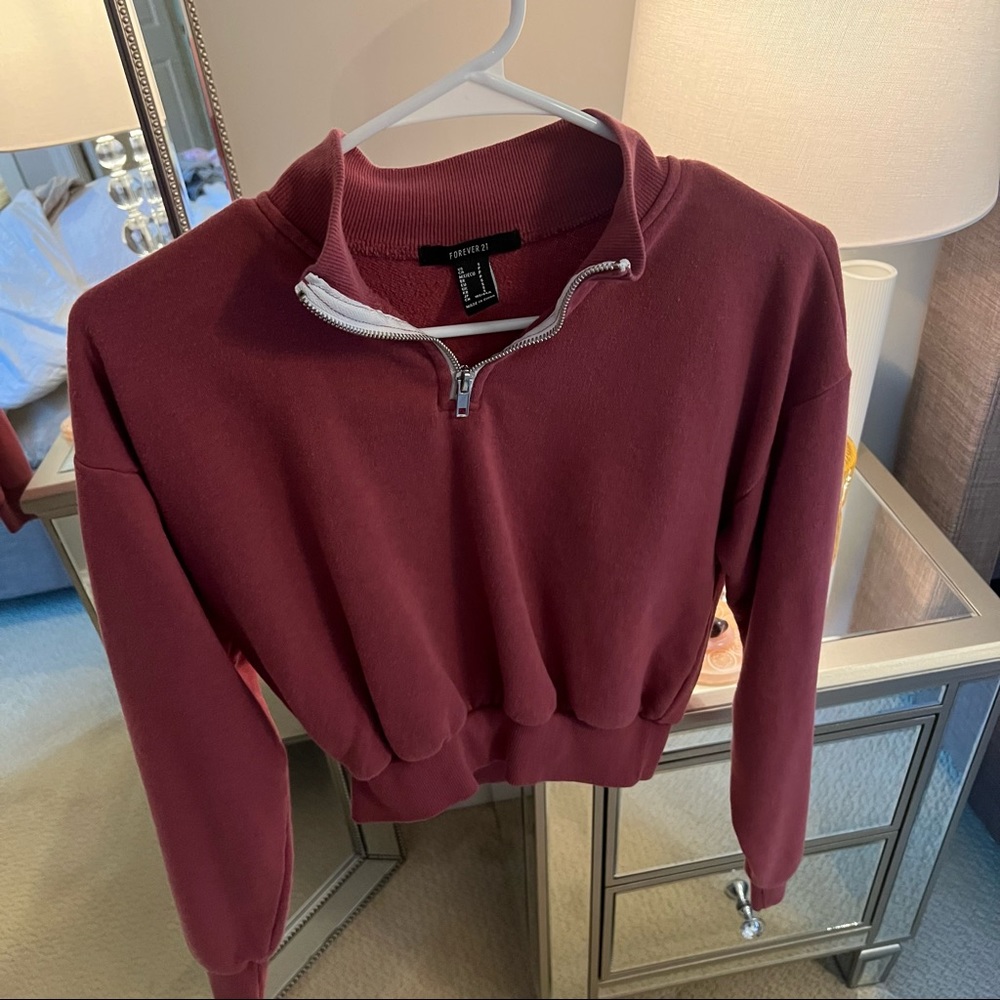 Cropped hoodie Forever 21 size small